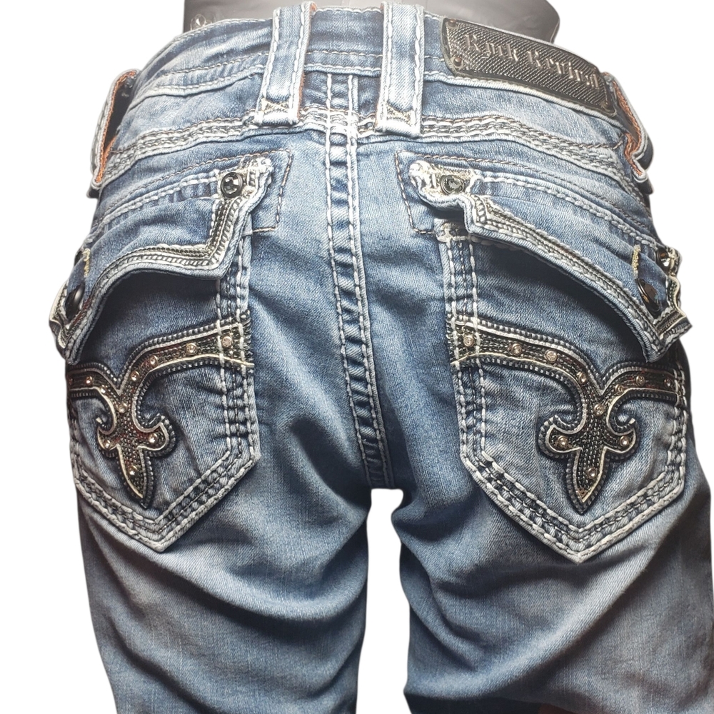 Rock Revival Kailyn Cropped Denim Jeans